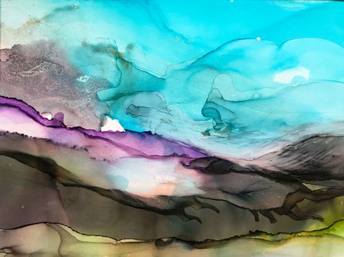 Abstract Landscape I by Maxine Anne  Martin