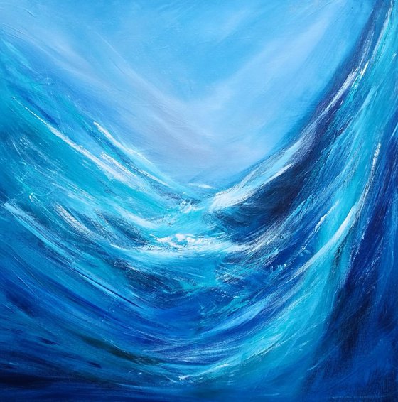 Maelstrom 1 - Surf, Wave Art, Seascape,