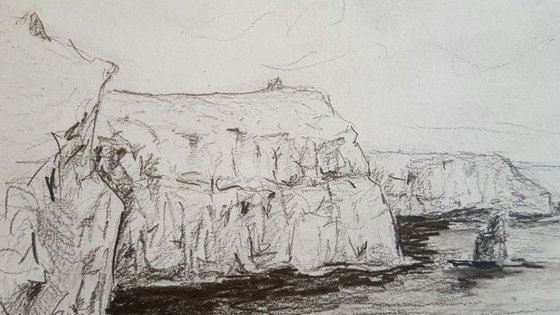 The Cliffs of Moher - A Pencil Study