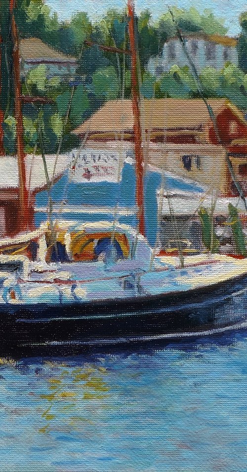 Gloucester Fishing Boats by Daniel Brian Fishback