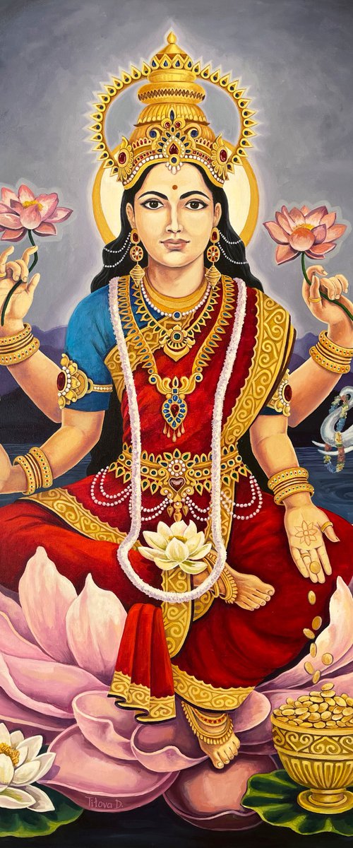 Goddess Lakshmi by Diana Titova