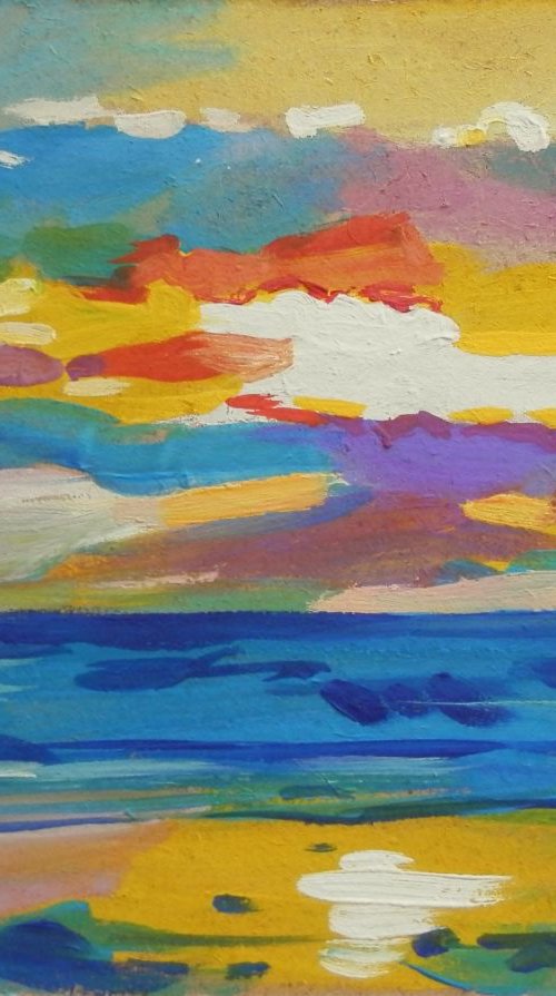 sea and sky by Valentina Kachina