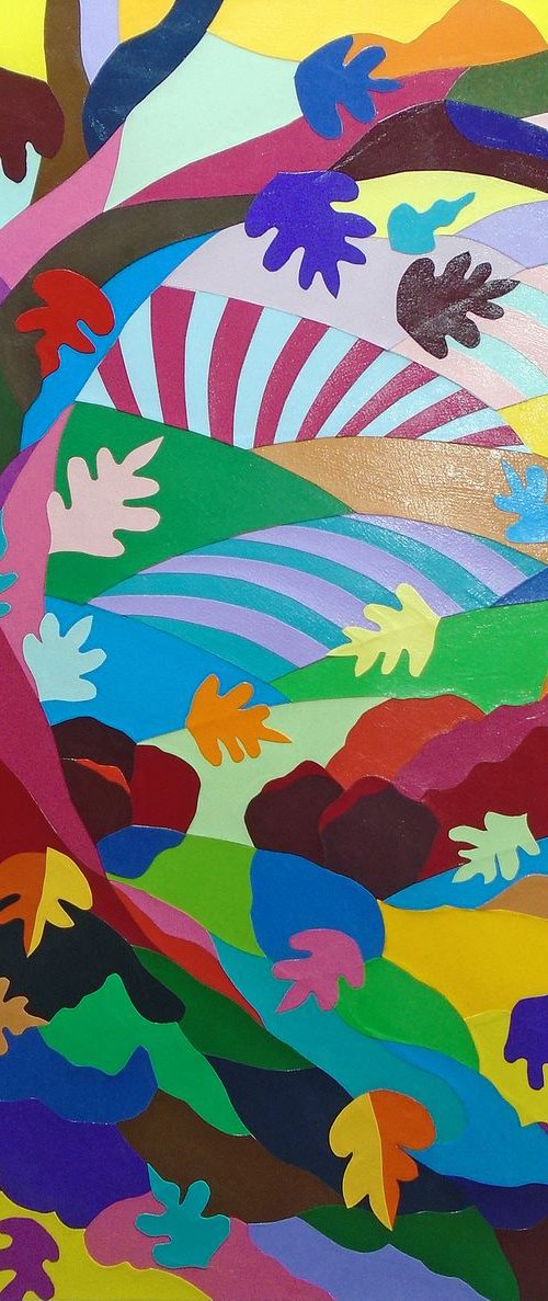 AUTUMN LEAVES FROM A GREAT OAK FALL by Stephen Conroy