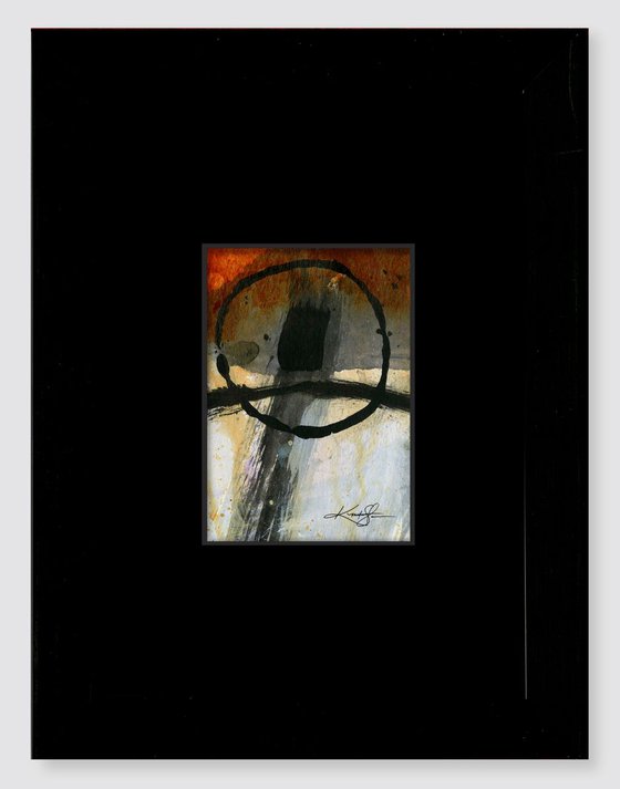 Calling Spirit 2019-33 - Mixed Media Abstract Spiritual Painting by Kathy Morton Stanion