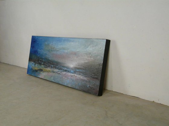 Moody Shore  (Large, Panoramic, 100x40cm)