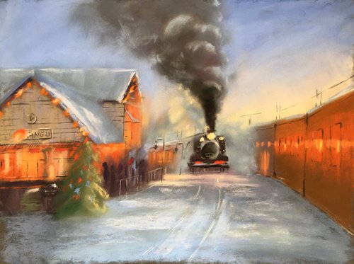 Train to Hogwarts, Christmas story by Ksenia Lutsenko