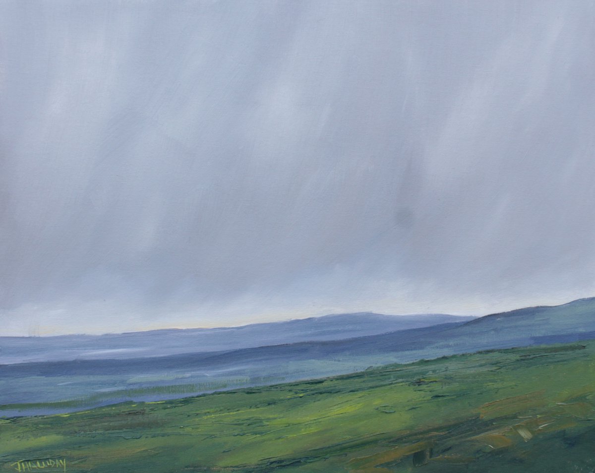 Changing Weather, Glens of Antrim, Irish landscapes by John Halliday