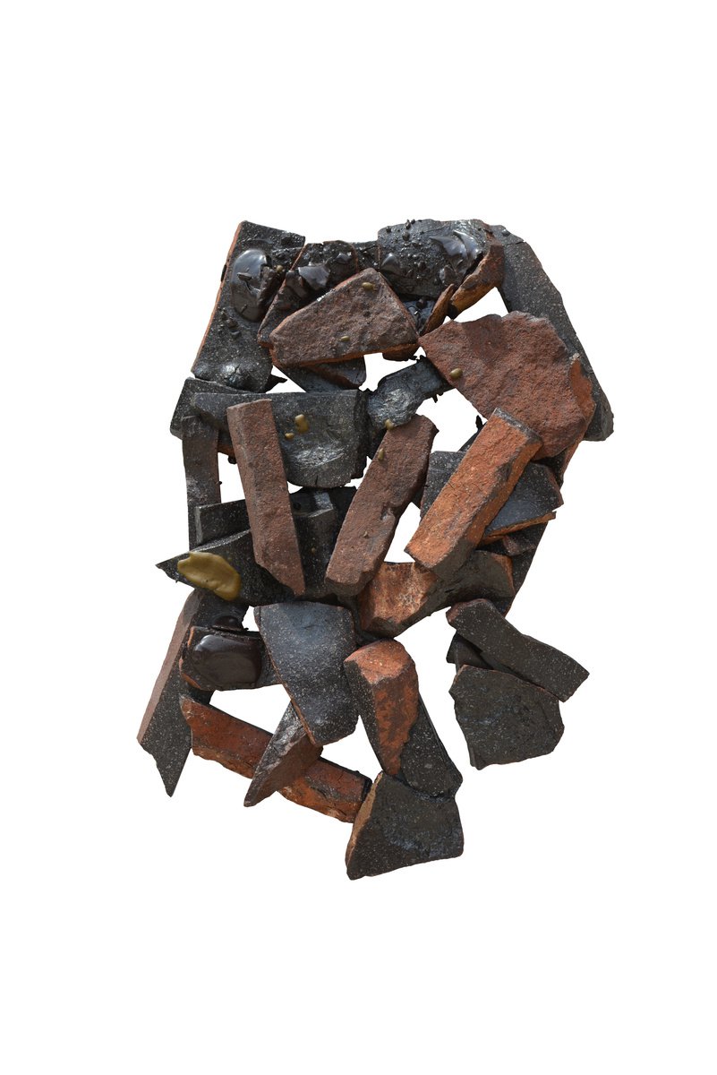 Organic Abstract Relief By Ognyan Chitakov, 13 X 18", "C", Original Artwork