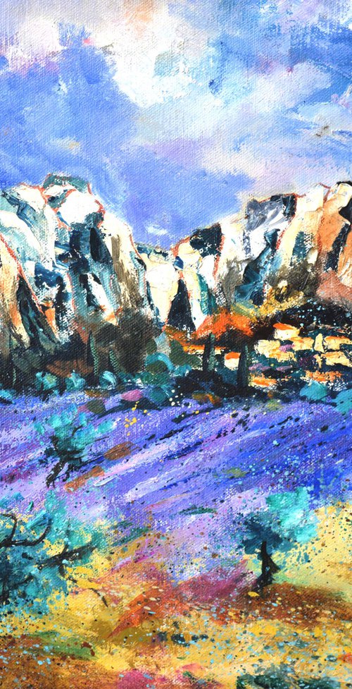 Lavender   in Provence France - 6523 by Pol Henry Ledent
