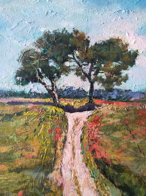 "Tuscany, Two Pines" by Olga Tsarkova