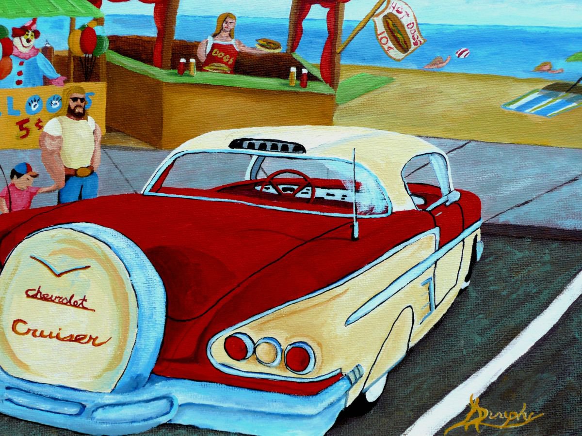 Chevrolet Beach Cruiser by Dunphy Fine Art