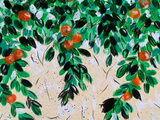 Garden of Joy 44,  mandarin tangerine tree orange