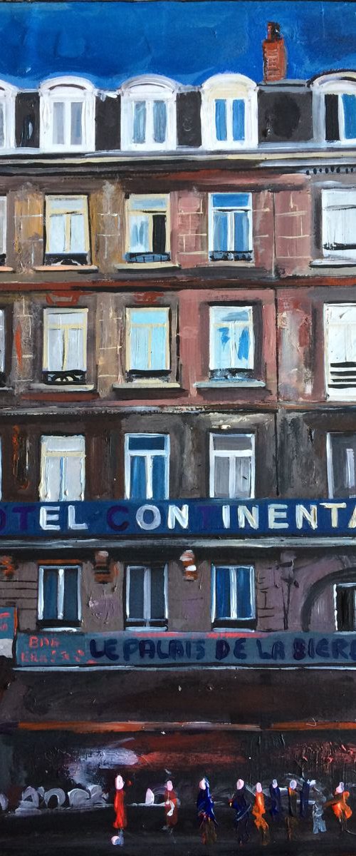 Hotel on a Sunday Morning, France by Andrew  Reid Wildman