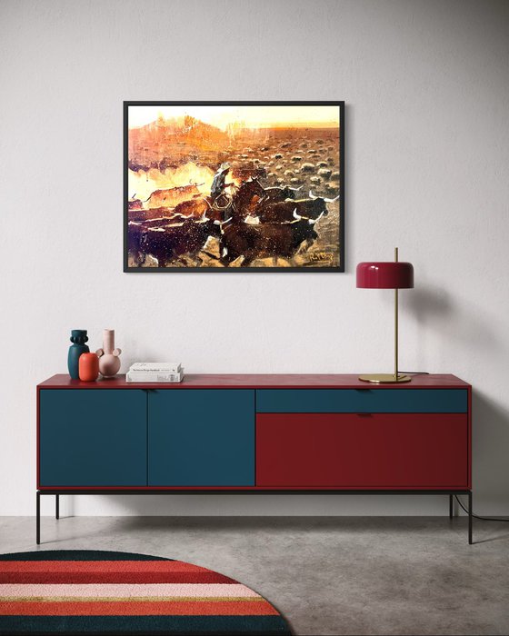 Driving Through the Blaze