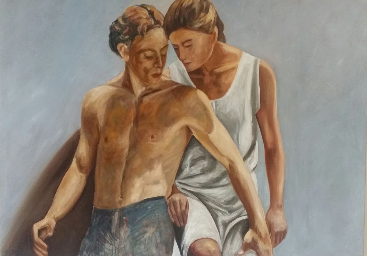 Romeo & Julia By Els Driesen, 55 X 39, Artwork For Sale On Artfinder