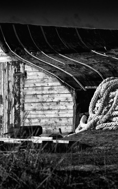 Fishermans Boathouse Holy Island - Northumbria by Stephen Hodgetts Photography