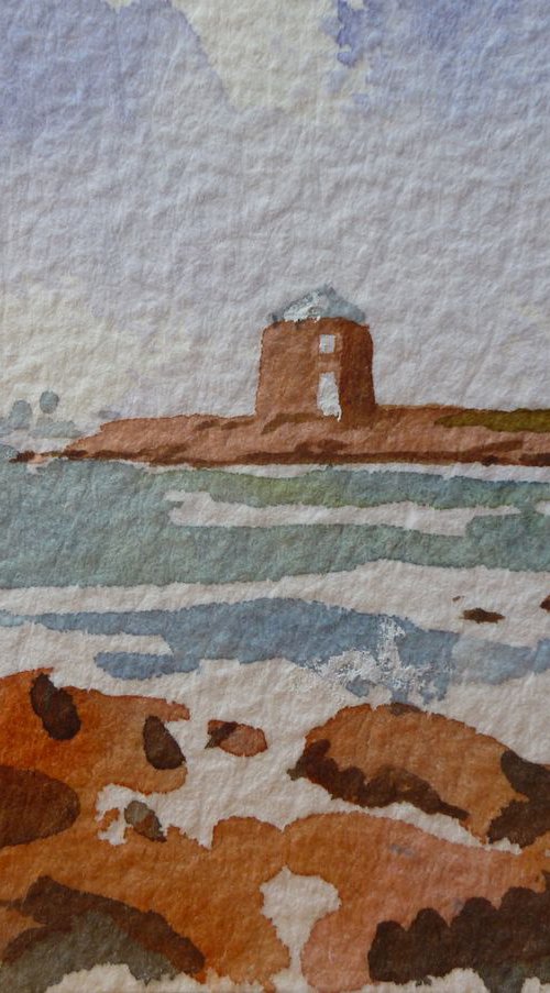 Red Rock, Martello Tower by Maire Flanagan
