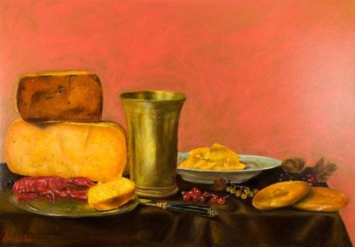 Still Life with GMO Food and a Cancer by MK Anisko
