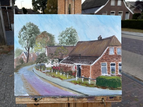 Street in Dalen, Dutch village
