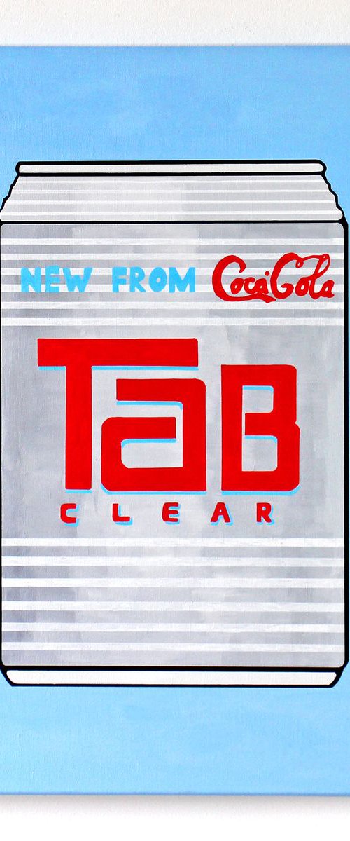 Tab Clear Coke A2 Painting by Ian Viggars