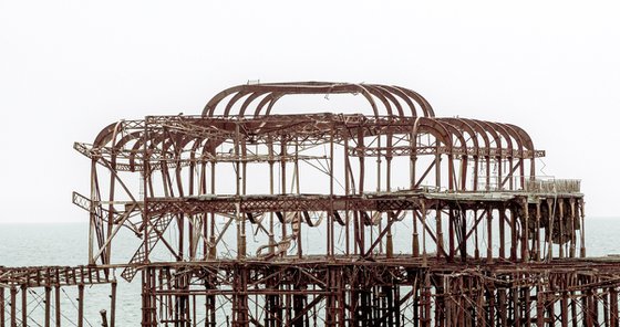 BRIGHTON The forgotten Pier : June 2021 (Limited edition  1/20) 12" X 8"