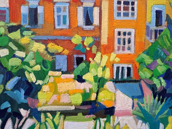 Orange house
