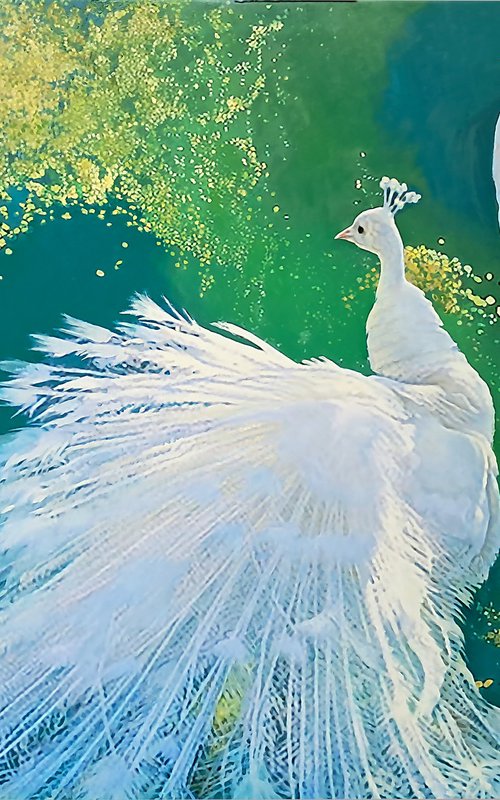 WHITE PEACOCKS by Tatiana Rezvaya