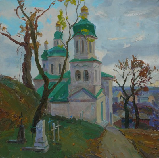 October. Ilynska church