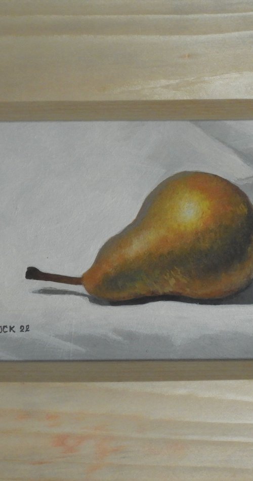 Single Pear by Peter Orrock