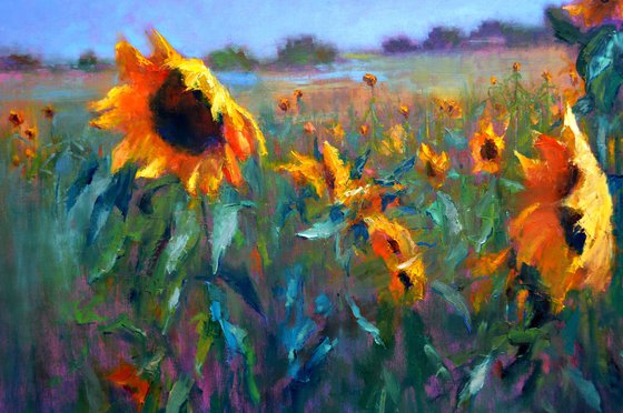 Sunflowers 97X170