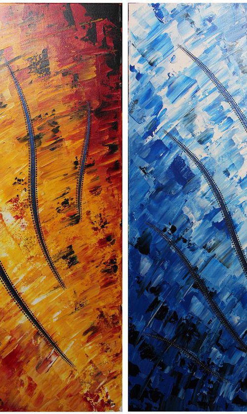 Opposites elements by Jonathan Pradillon