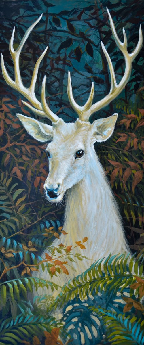 White Deer by Vladimir Ilievski