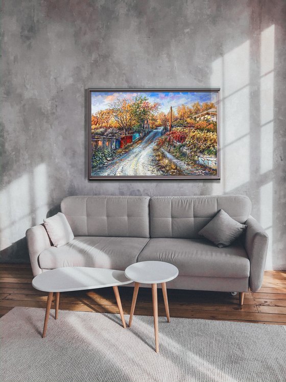 A Beautiful Evening in Malishka Village