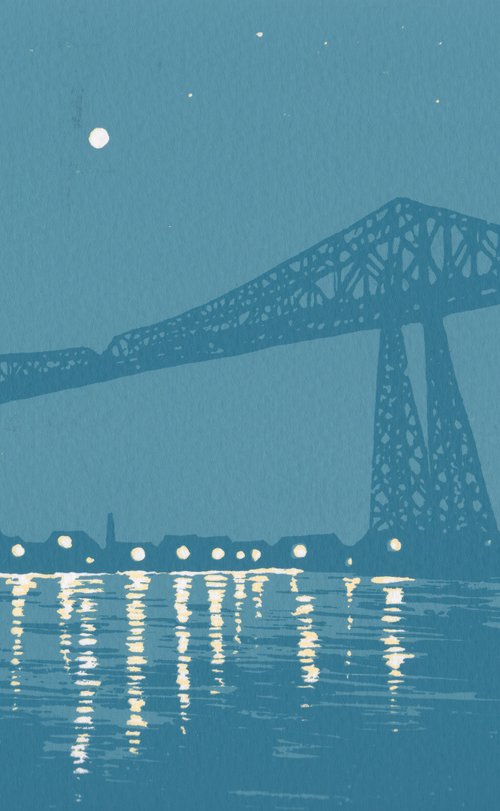 The Tees Transporter Bridge by Ian Scott Massie