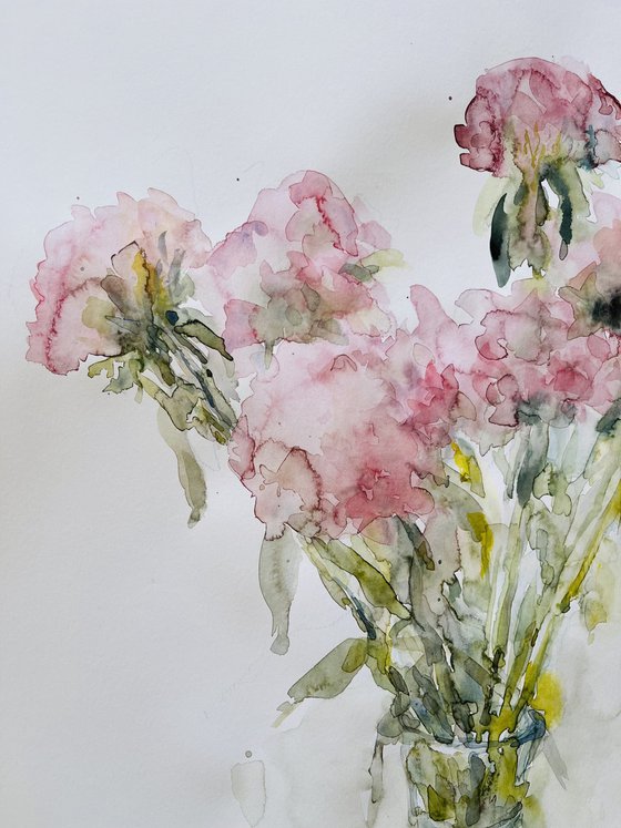 Bouquet in vase 50x65 cm 2025