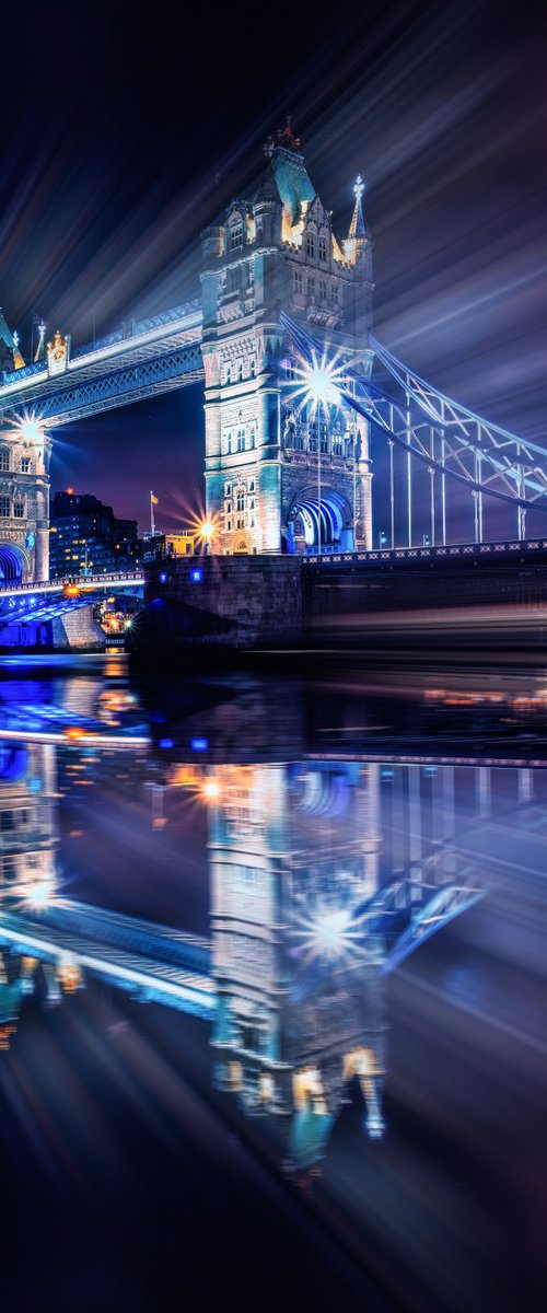 Tower Bridge at speed by Paul Nash