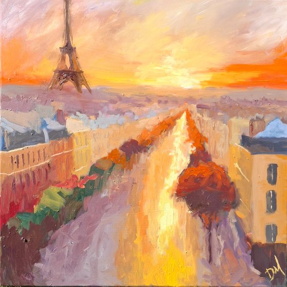 Paris crépuscule