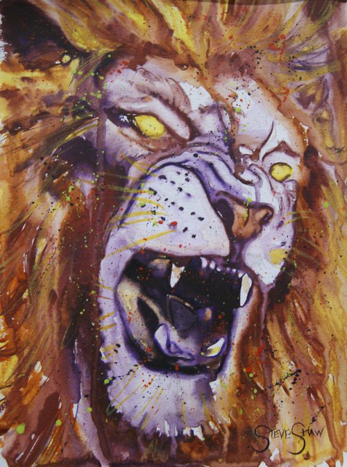 Yellow Eyed Beast. Free Shipping by Steven Shaw