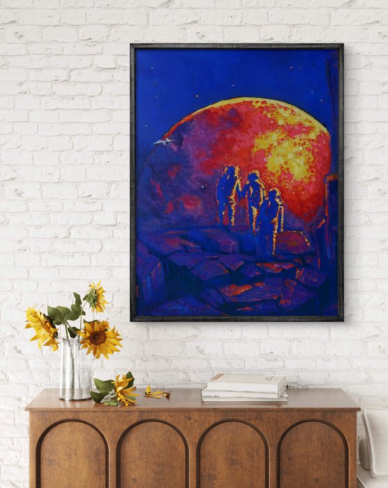 Red Ball in Space