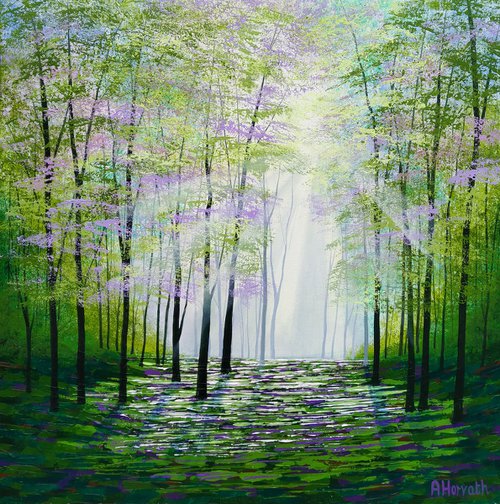 Lilac and Sunbeams by Amanda Horvath