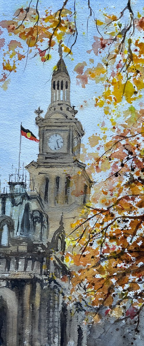 Autumn at Town Hall by Shelly Du