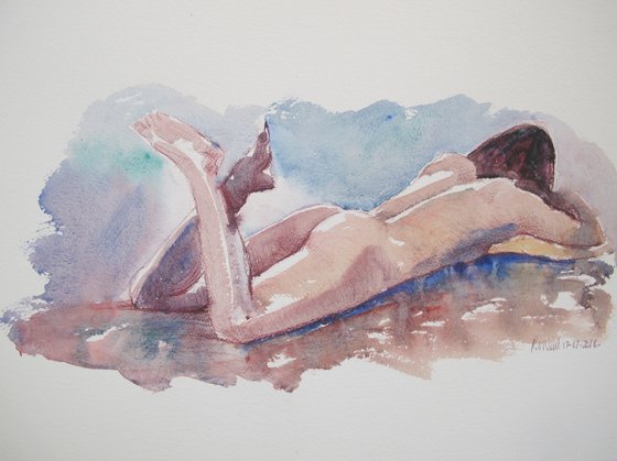 reclining female nude