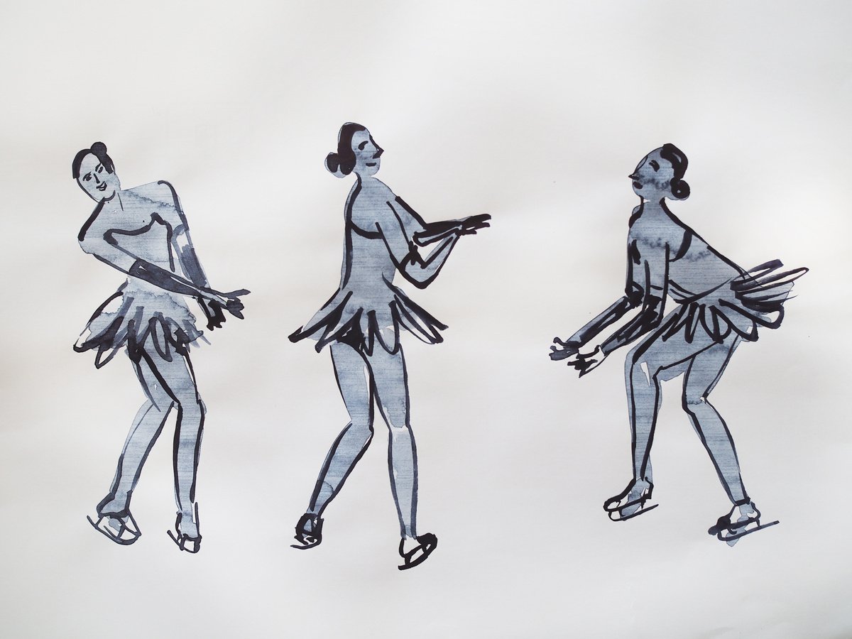 Figure skating - sketch in motion, vol.1 by Delnara El