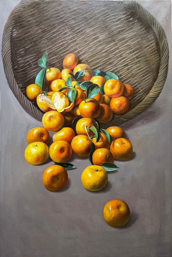 Still life:Oranges
