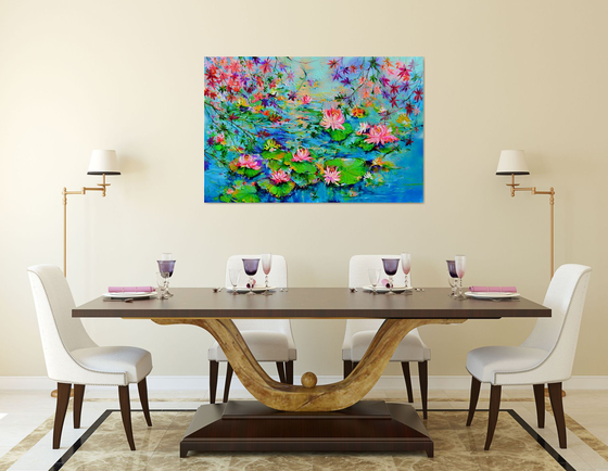 Japanese Maple - Water Lilies