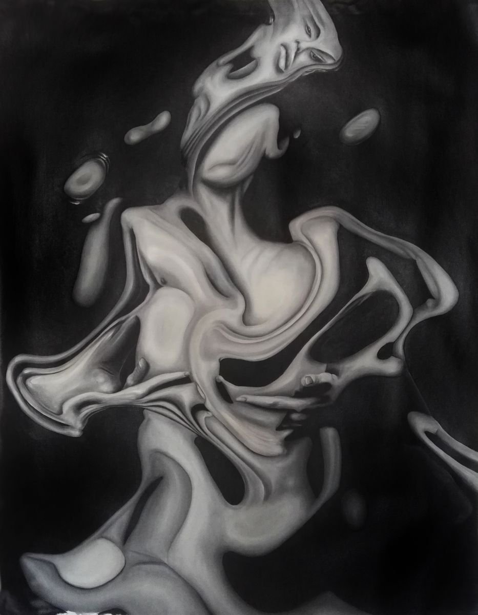 Surrealistic Acrylic Painting , Tesvol By Stefano Mazzolini, 51 X 65, Artwork For Sale On Artfinder