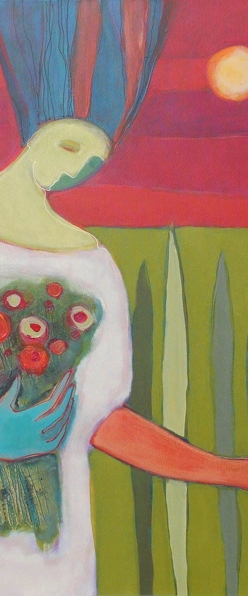 Flowers for mom. by Tatjana Auschew