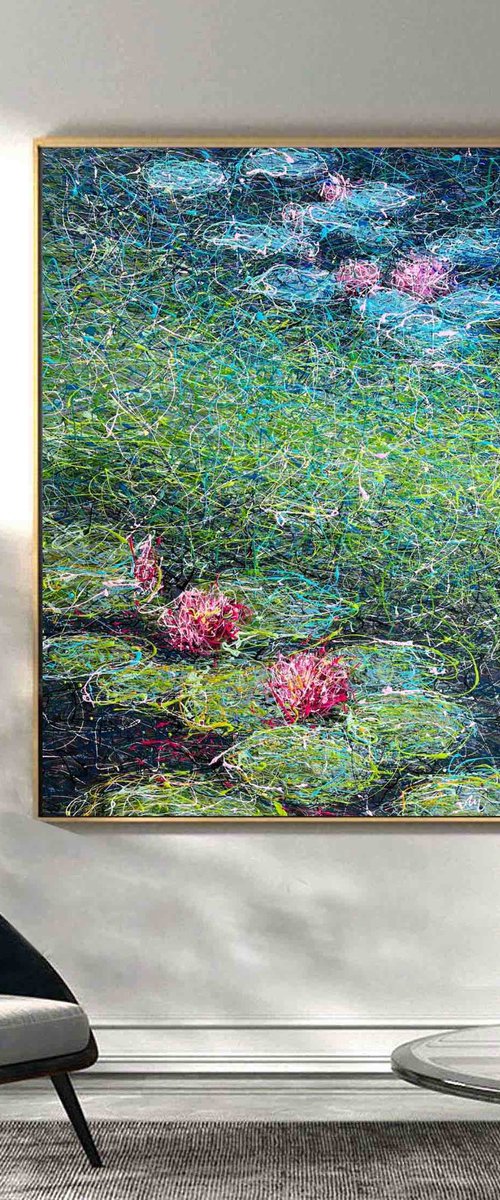 Reflection of summer in the pond by Nadiia Antoniuk