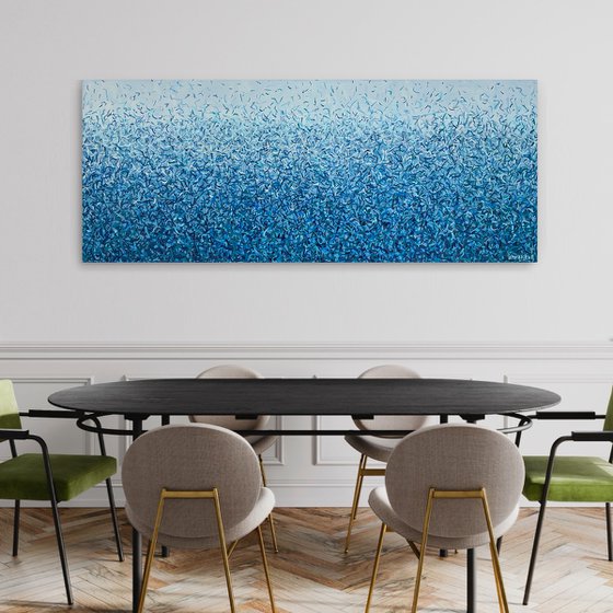 Bronte Water Dance 152 x 61cm acrylic on canvas