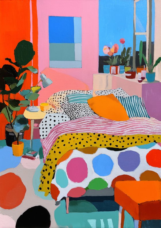 Warm Light Bedroom